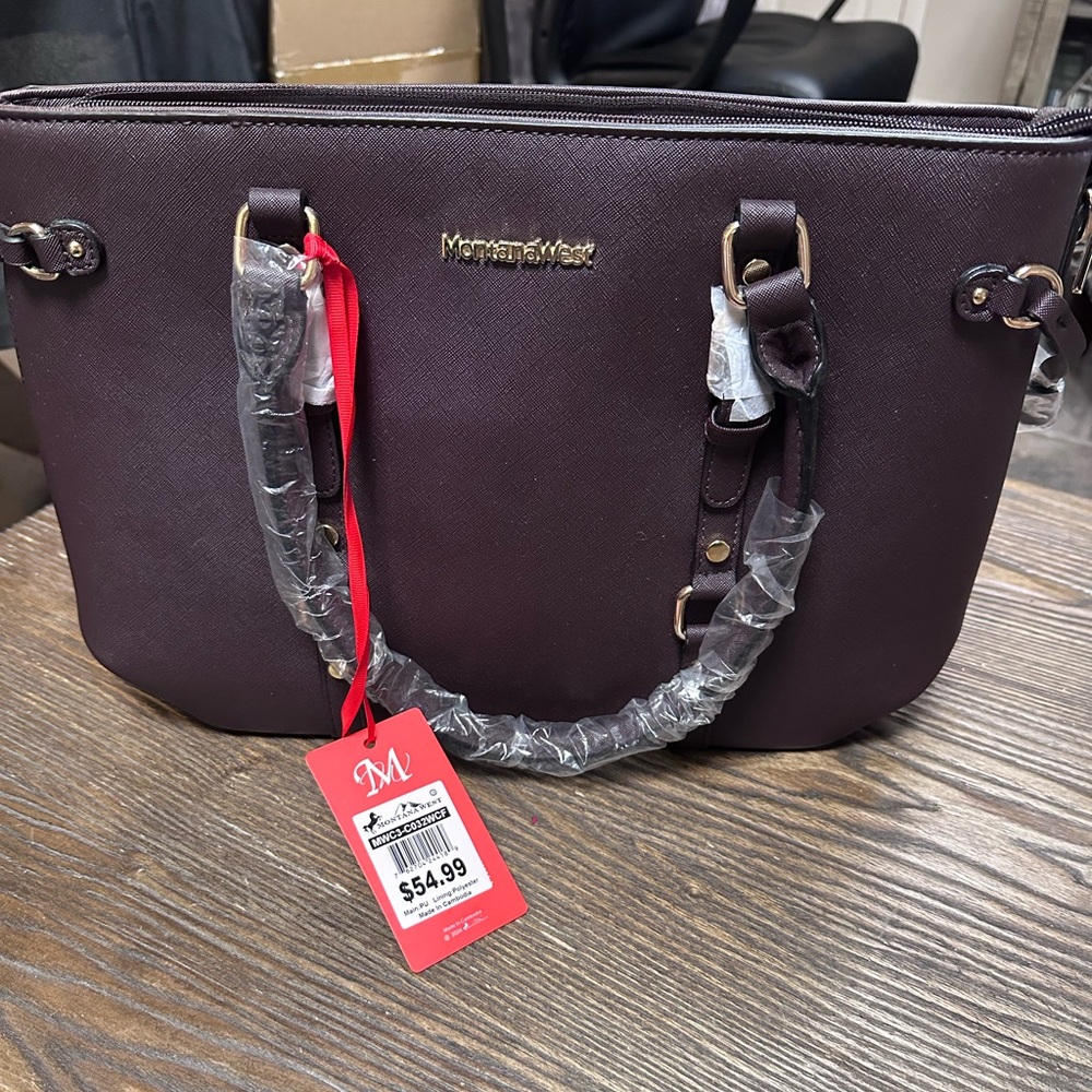 NEW Mocha Purse and Wallet Set